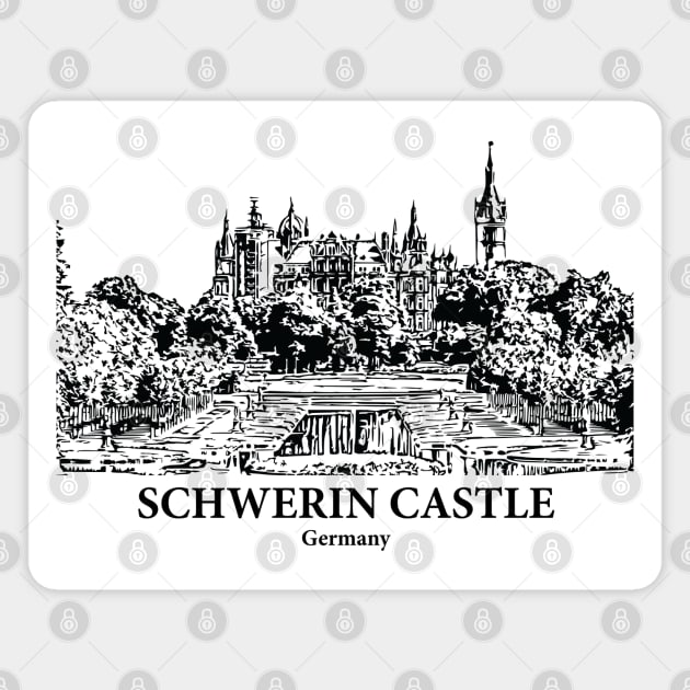 Schwerin Castle - Germany Magnet by Lakeric